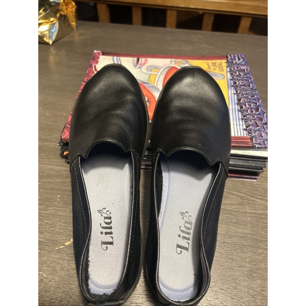 Lila Kelsey Shoe Women's Size 7.5 Work shoe Non slip Comfortable Leather CLEAN